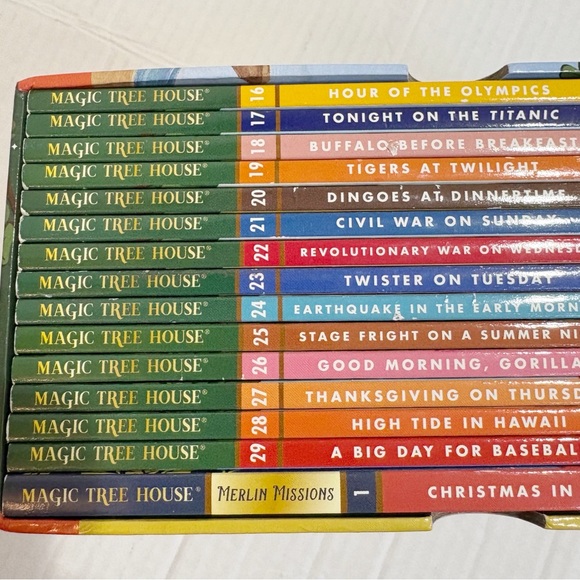 Magic Tree House Collection #2 Box Set #16-29 Plus Merlin Missions #1 Osborne - Picture 6 of 10